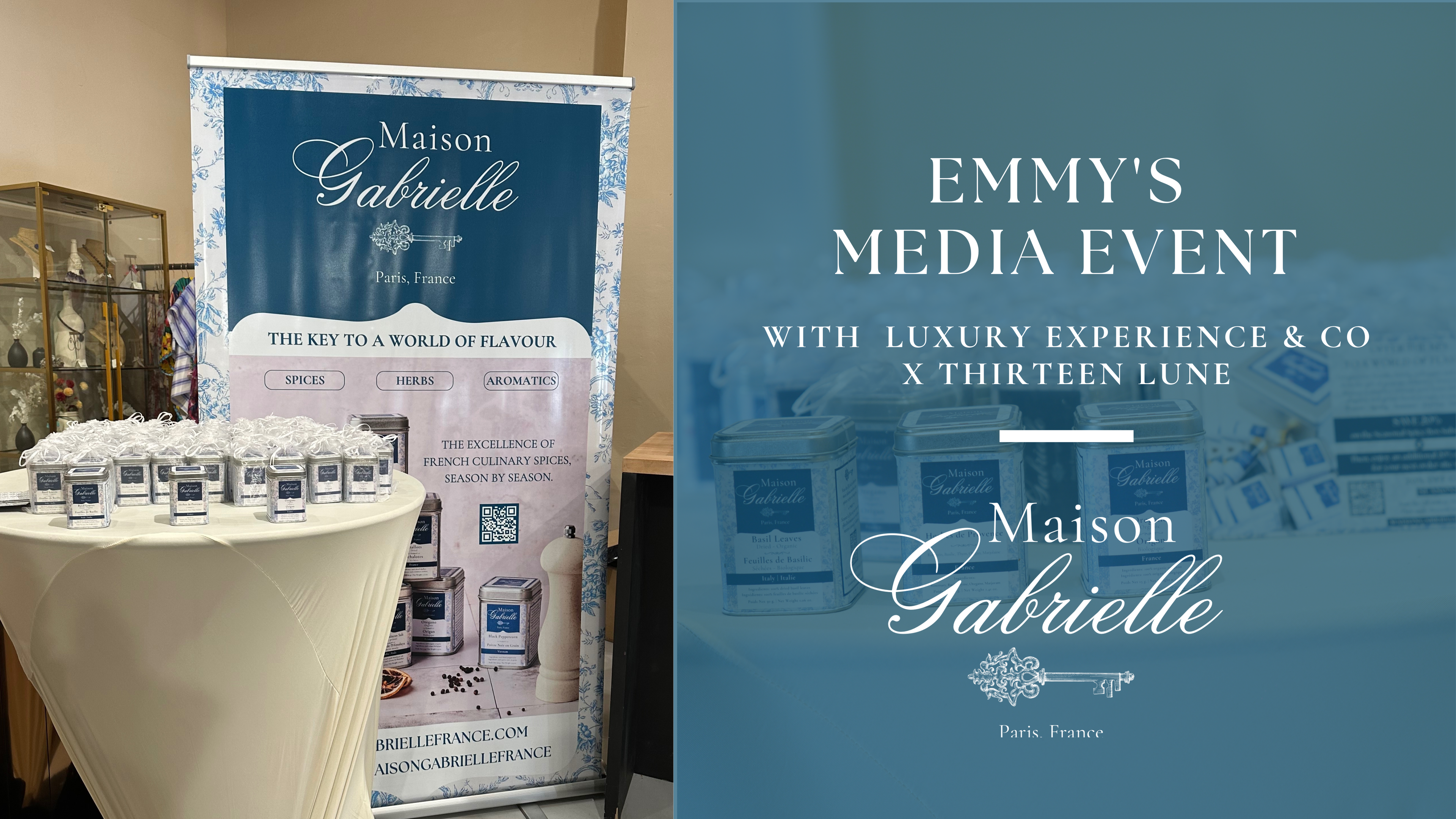 Maison Gabrielle x Emmy's Lounge with Luxury Experience & Co x Thirteen Lune