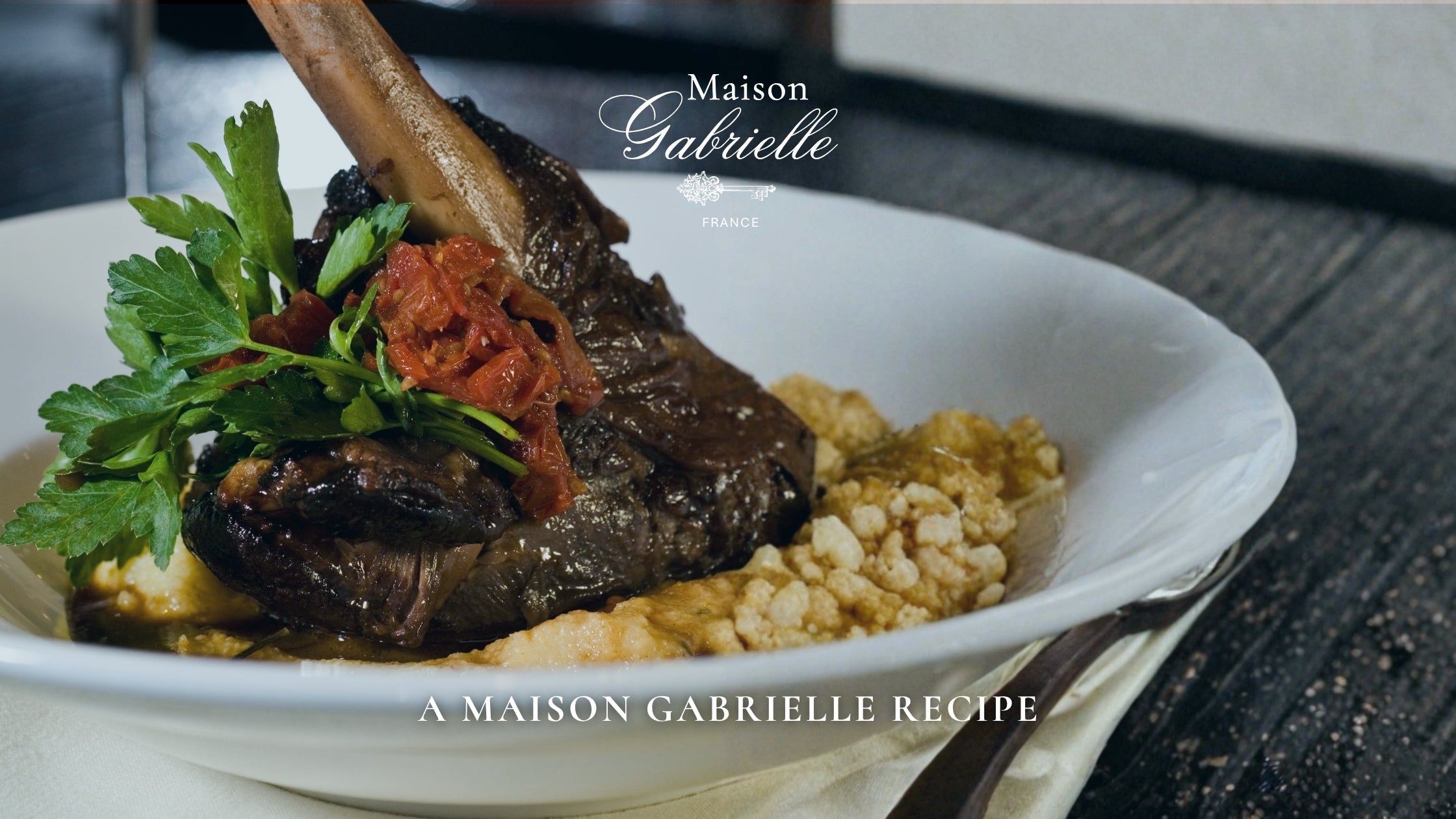 Rustic Braised Veal Shanks in a Herb Vegetable Reduction Recipe