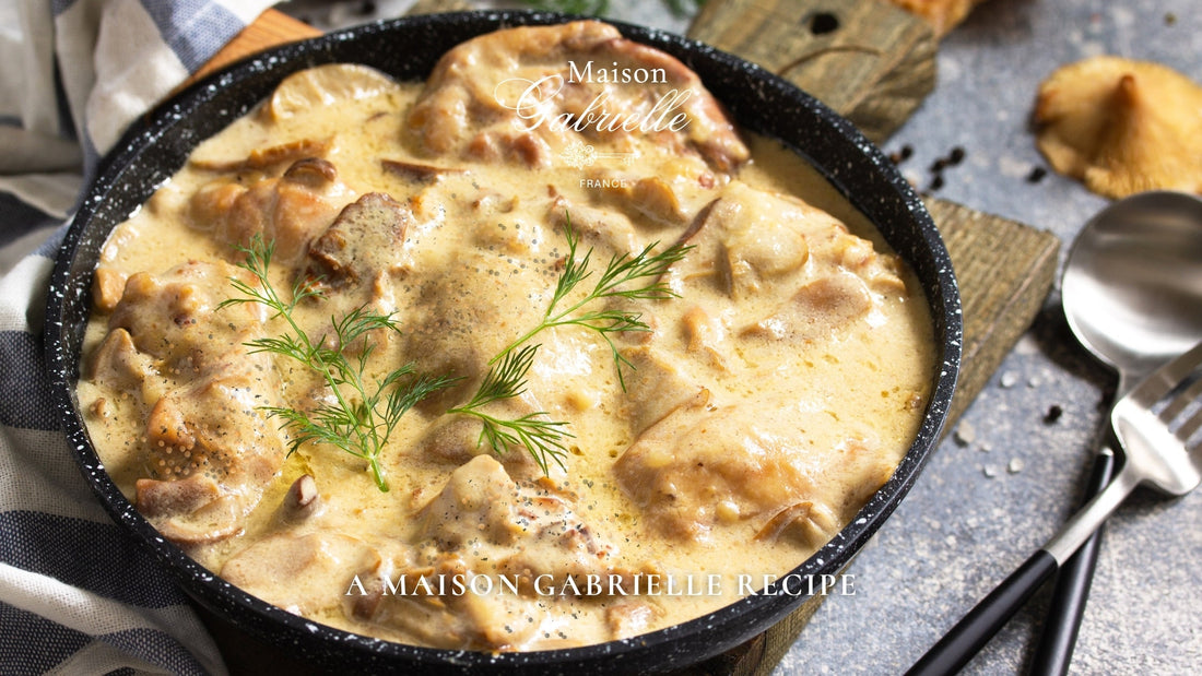 Chicken in a Mustard and Shallot Cream Sauce Recipe