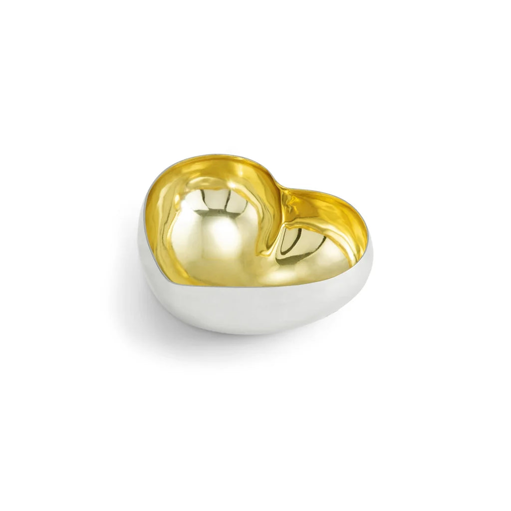Gift Set | Maison Gabrielle Fleur de Sel and Michael Aram Gold Heart Dish