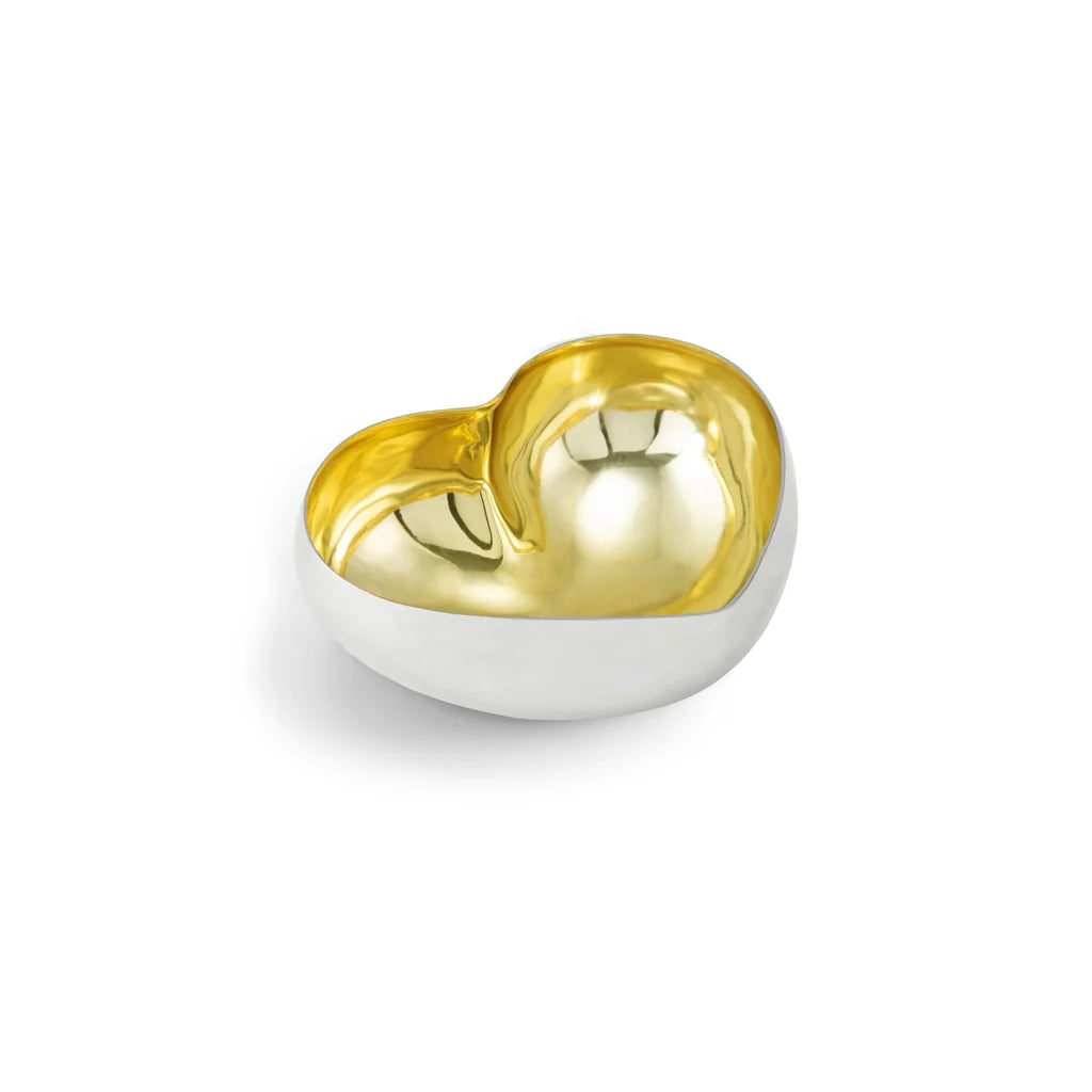 Gift Set | Maison Gabrielle Fleur de Sel and Michael Aram Gold Heart Dish